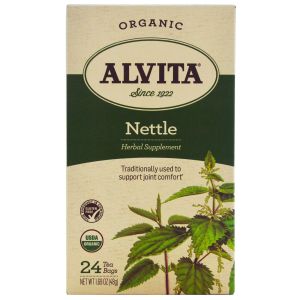 Alvita Teas Organic Nettle Tea Caffeine Free 24 Tea Bags 1.69 oz (48 g)