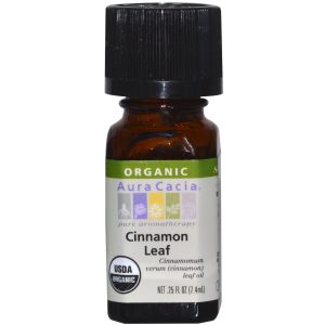 Aura Cacia Essential Oil Cinnamon Leaf 0.25 fl oz