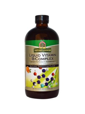 Nature's Answer, Liquid Vitamin B-Complex, Natural Tangerine Flavor, 16 fl oz (480 ml)