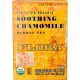 Flora Inc Certified Organic Herbal Tea Soothing Chamomile Caffeine Free 16 Tea Bags 0.68 oz (19.2 g) 