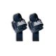 Schiek Sports Deluxe Power Lifting Straps 12 inch strap length Black