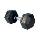G Fitness Rubber Encased Hex Dumbbell 40 lb