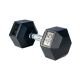 G Fitness Rubber Encased Hex Dumbbell 45 lb